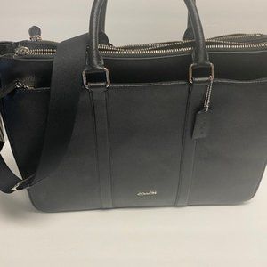 Mens Coach leather brief case